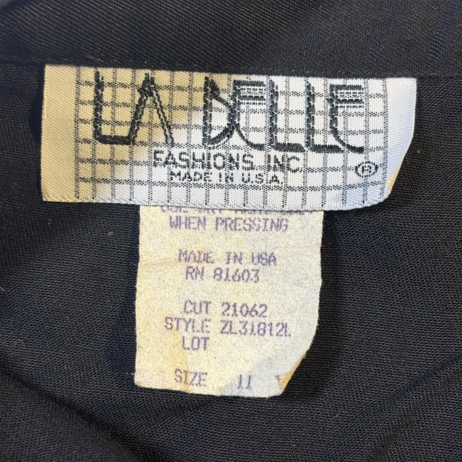 LA‎ BELLE FASHIONS INC Womens Gingham Vest and Black Maxi Skirt Set Size undefined - Image 6