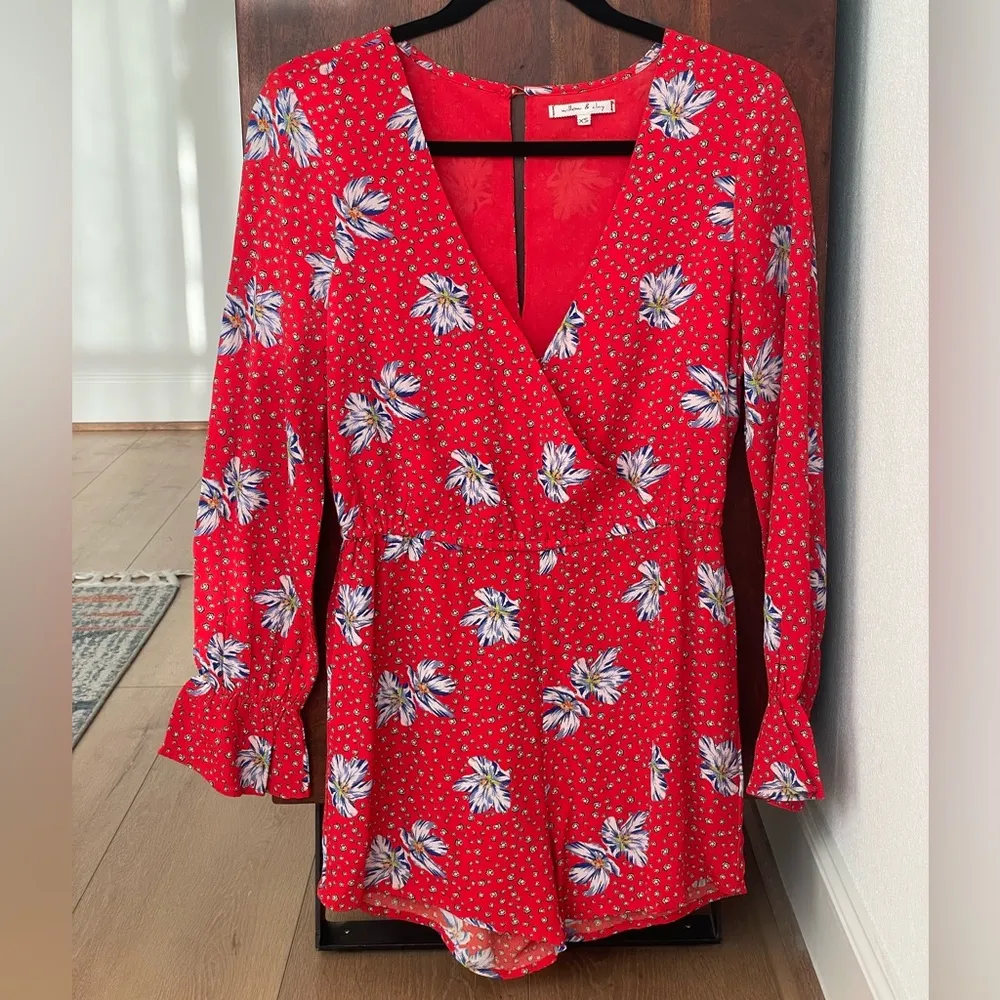 Willow & Clay -  Red Romper - Image 2