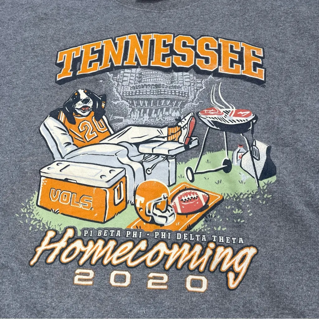 Tennessee College Pi Beta Phi  Delta Theta Homecoming Football Graphic L Sweater - Image 2