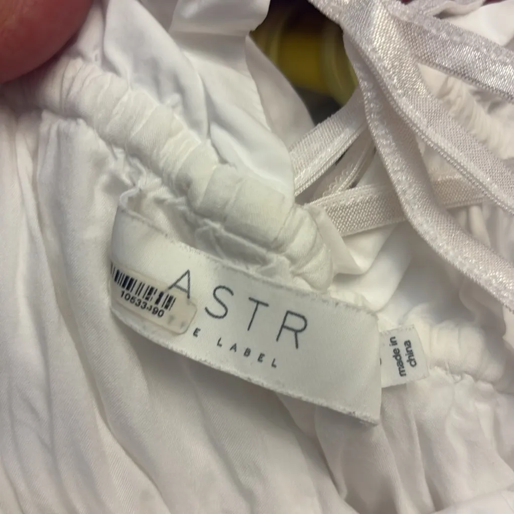 ASTR The Label Cassie Tiered White Maxi Dress- Saks5th Ave - Image 12