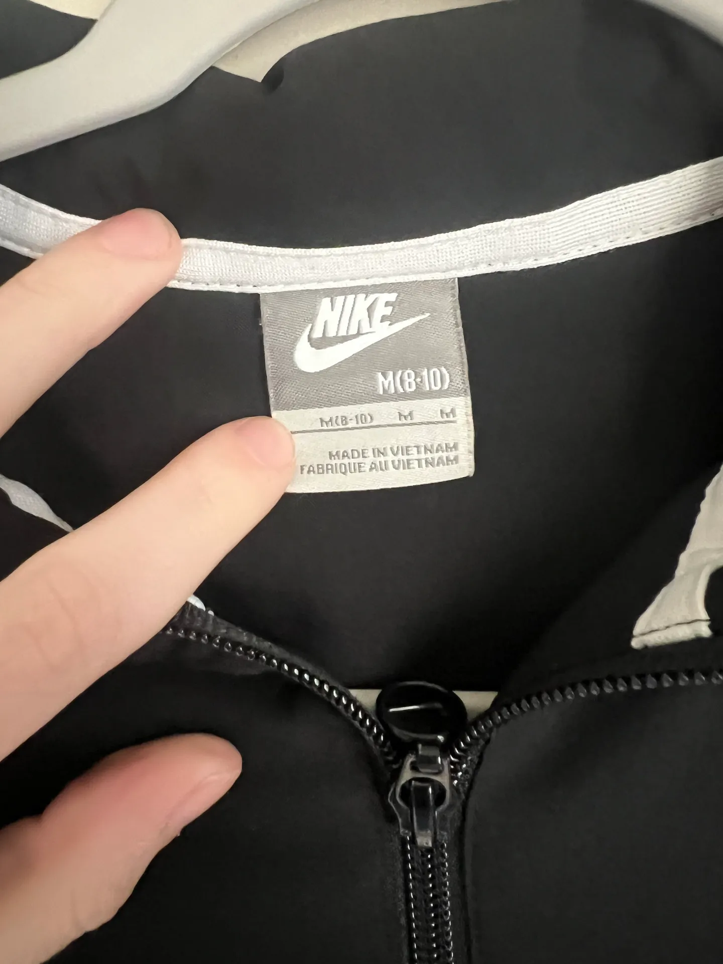 Nike Vintage Black Windbreaker Jacket - Image 4