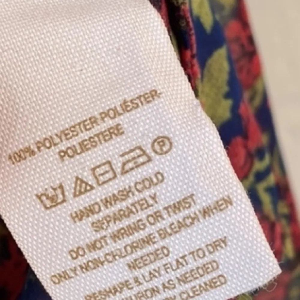 Free People shirt roll tan sleeve button down slight hi low semi sheer floral XS - Image 4