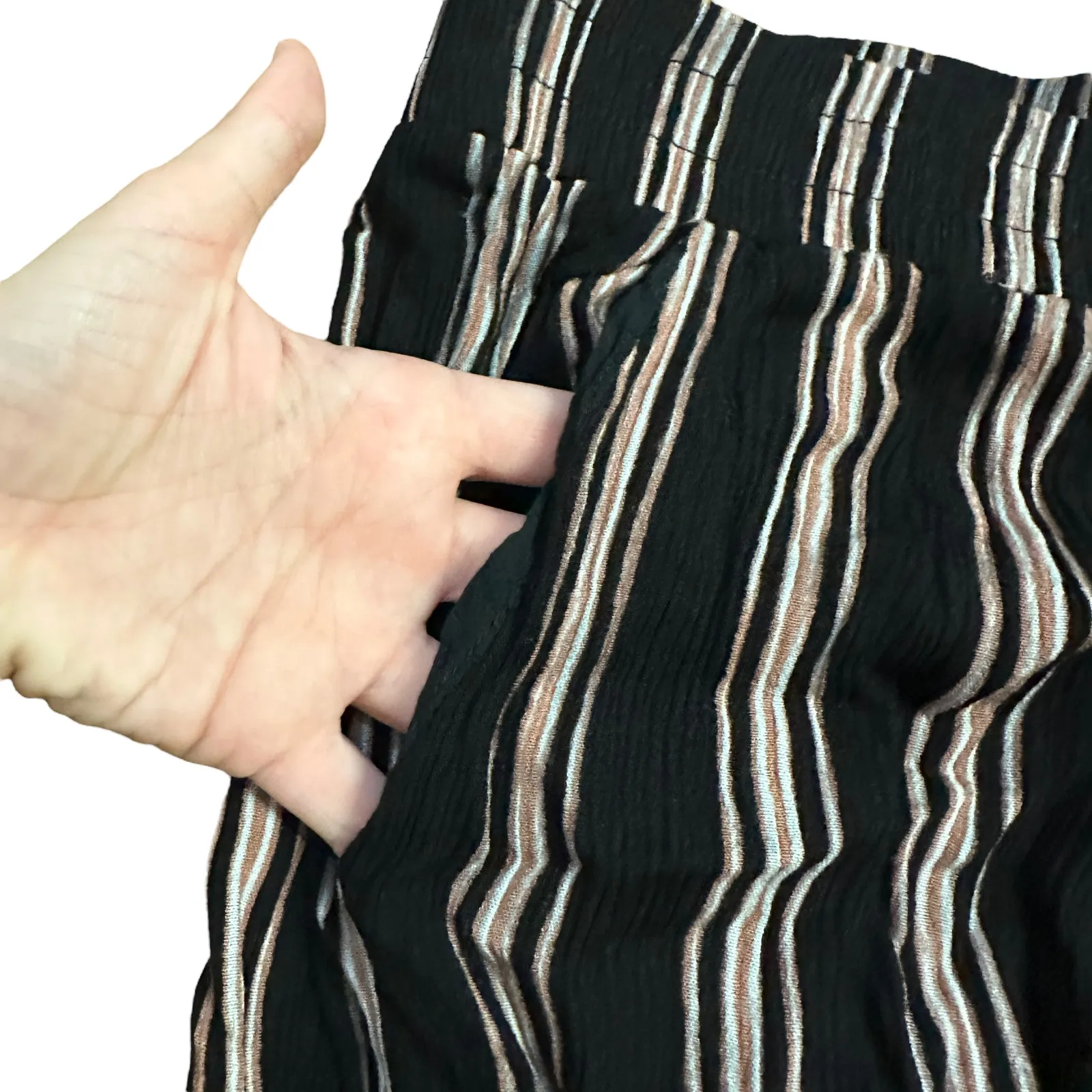 Black Stripe Lounge Pant - Image 4