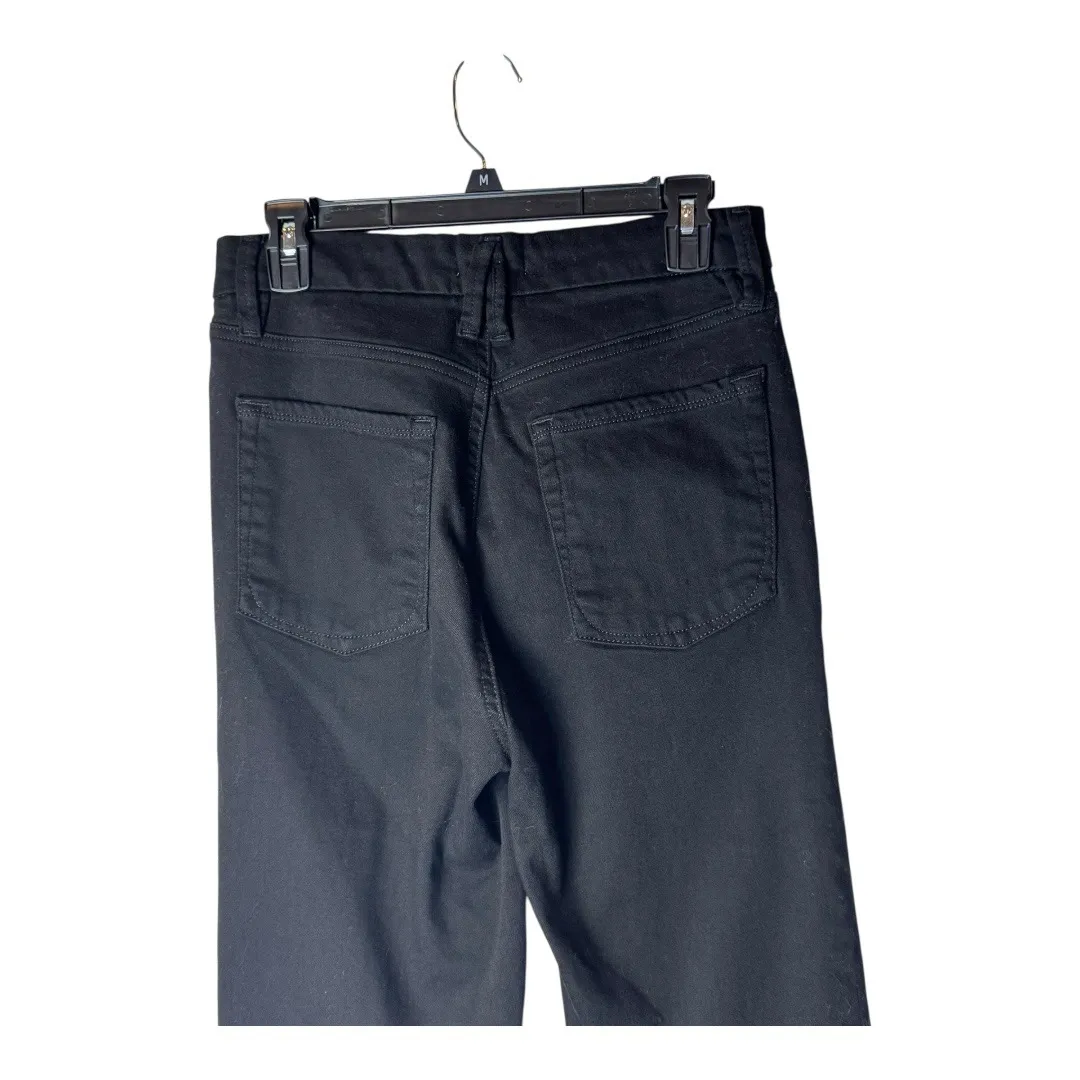 Good American Jeans Women 10 Black‎ Denim High Rise Good Waist Crossover Waist - Image 5