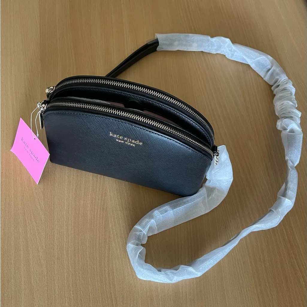 NWT Kate Spade Black Dome Crossbody Bag - Image 12