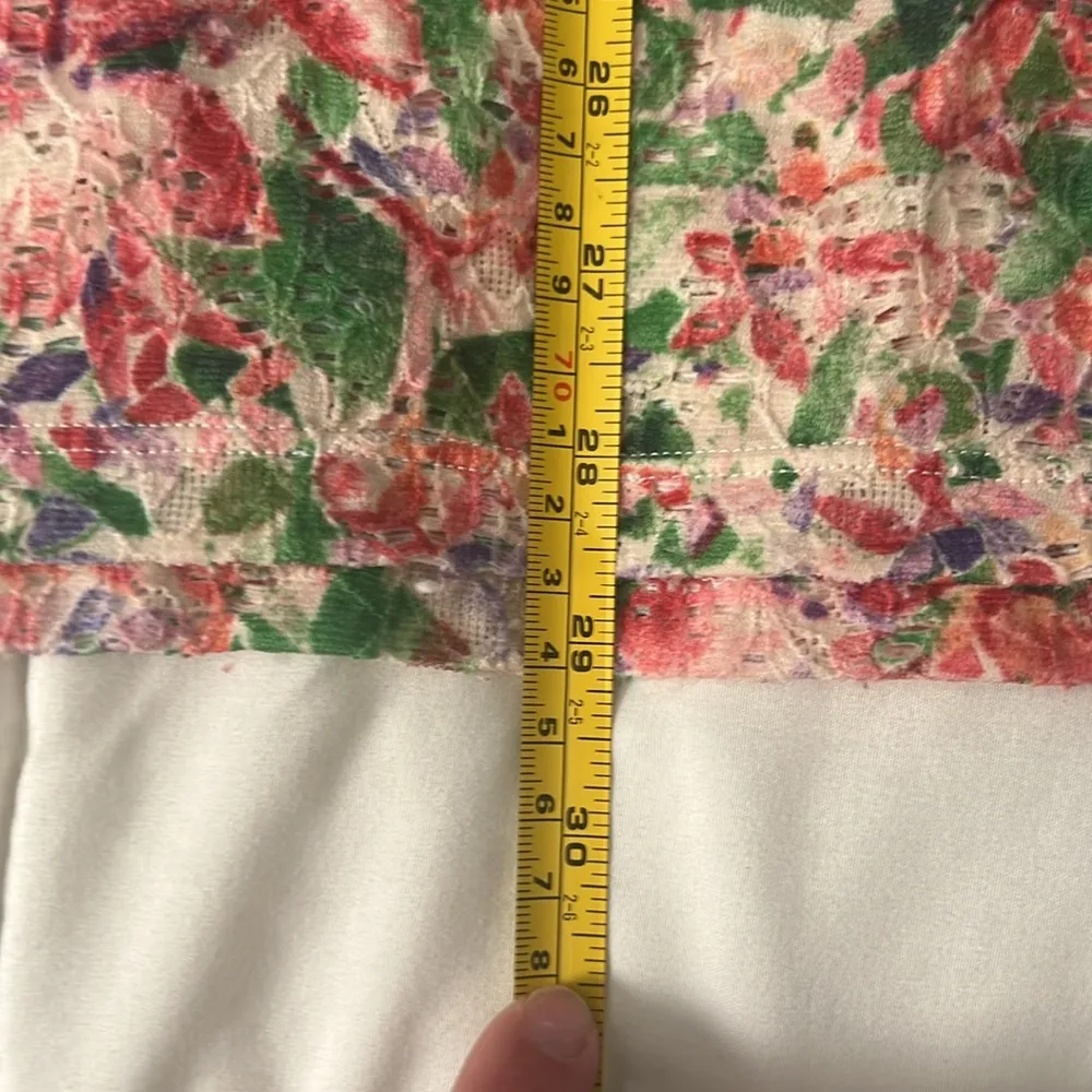 Free People Floral Print Dress with Bow Back - Image 9