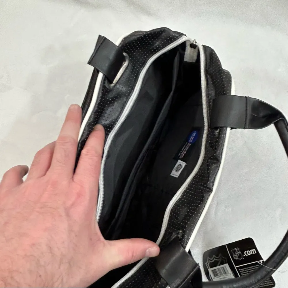 Los Angeles LA Kings NHL Hockey Black Perfect Bowler Hand Bag Women’s Purse - Image 7