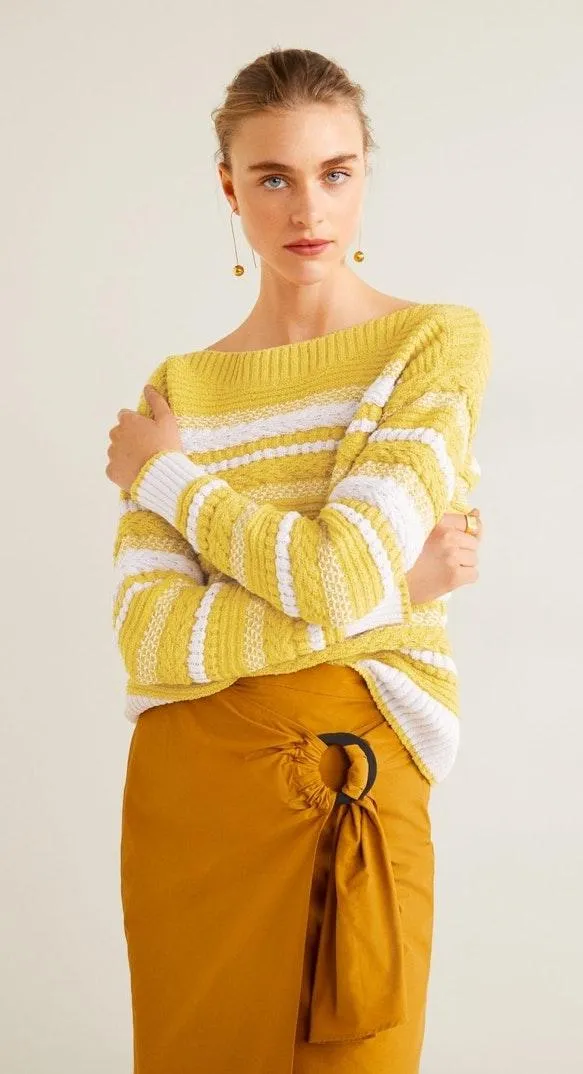 Striped Jacquard Sweater - Image 3