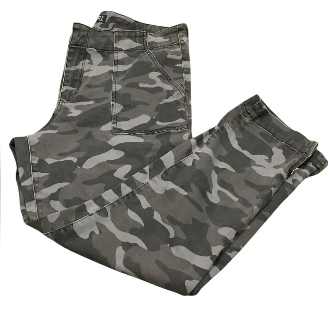 ​KUT from the Kloth Reese Camo Ankle Pants 16 Straight Leg Fab Ab Utility - Image 3