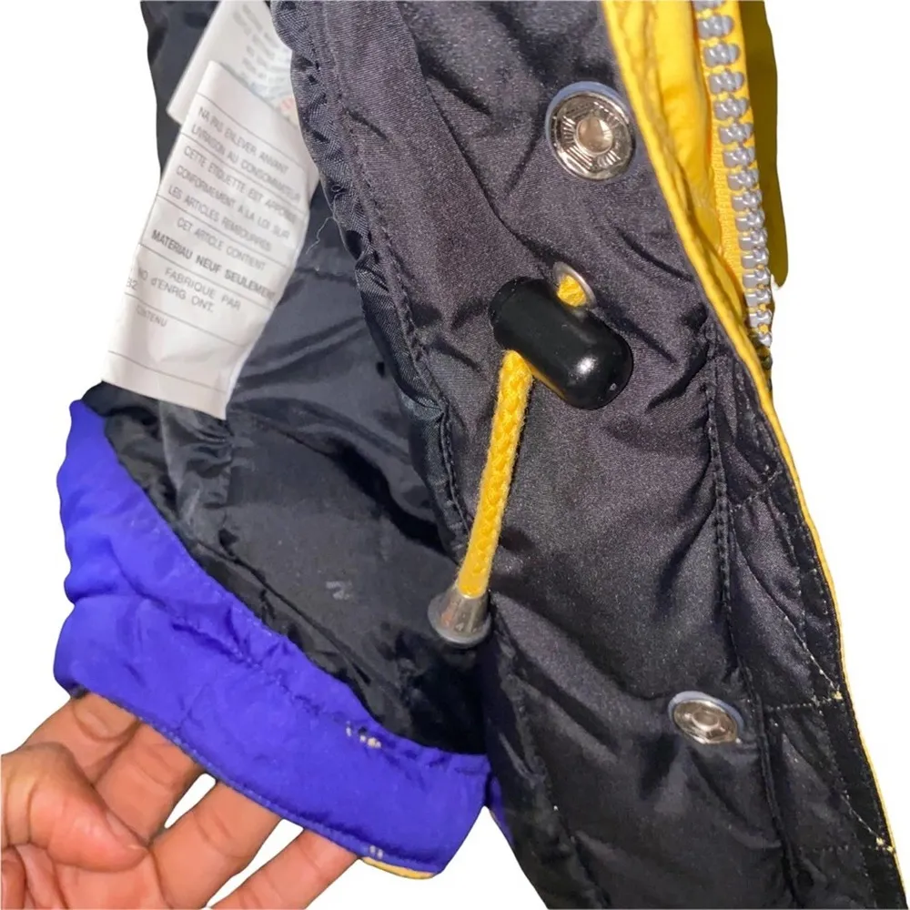 Nordica Classics Hooded Snow Ski Jacket Zippered Buttoned lots of pockets sz 10 - Image 12