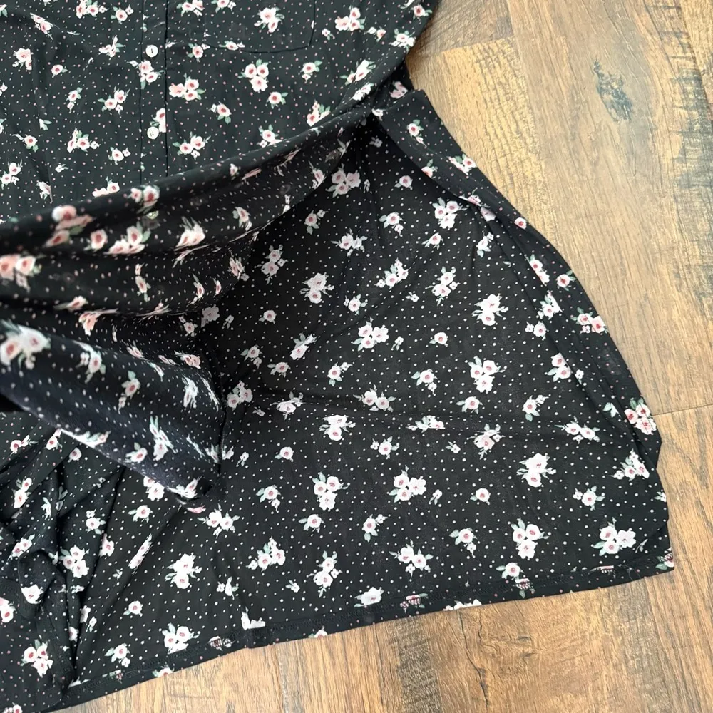 IVY ROSE tunic top / beach coverup, plus size 2X Black - Image 5