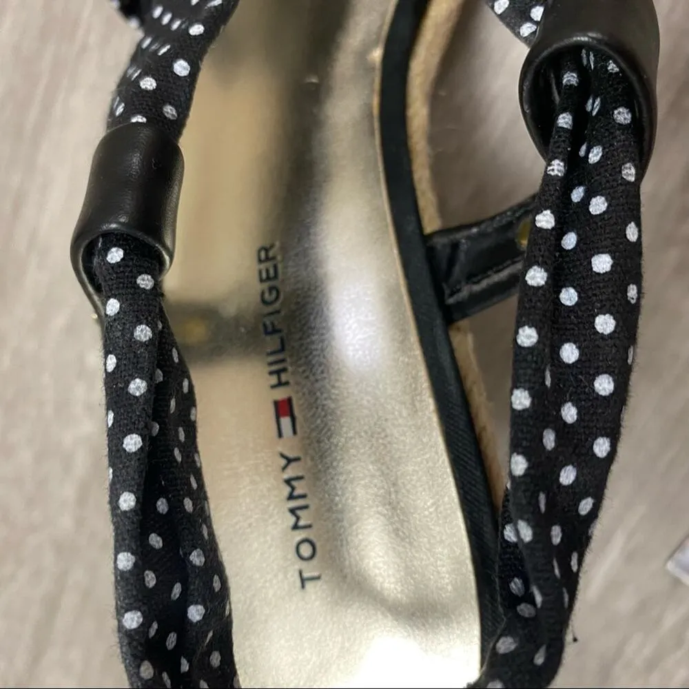 Tommy Hilfiger Polka Dot Wedge Heels 8 - Image 11