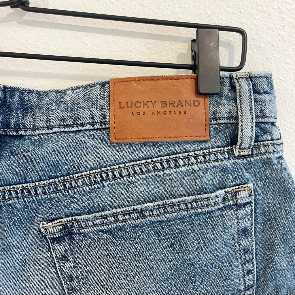 Lucky‎ Brand The Cut Off Denim Shorts Women's 8/29 Blue Jean Distressed Summer - Image 5
