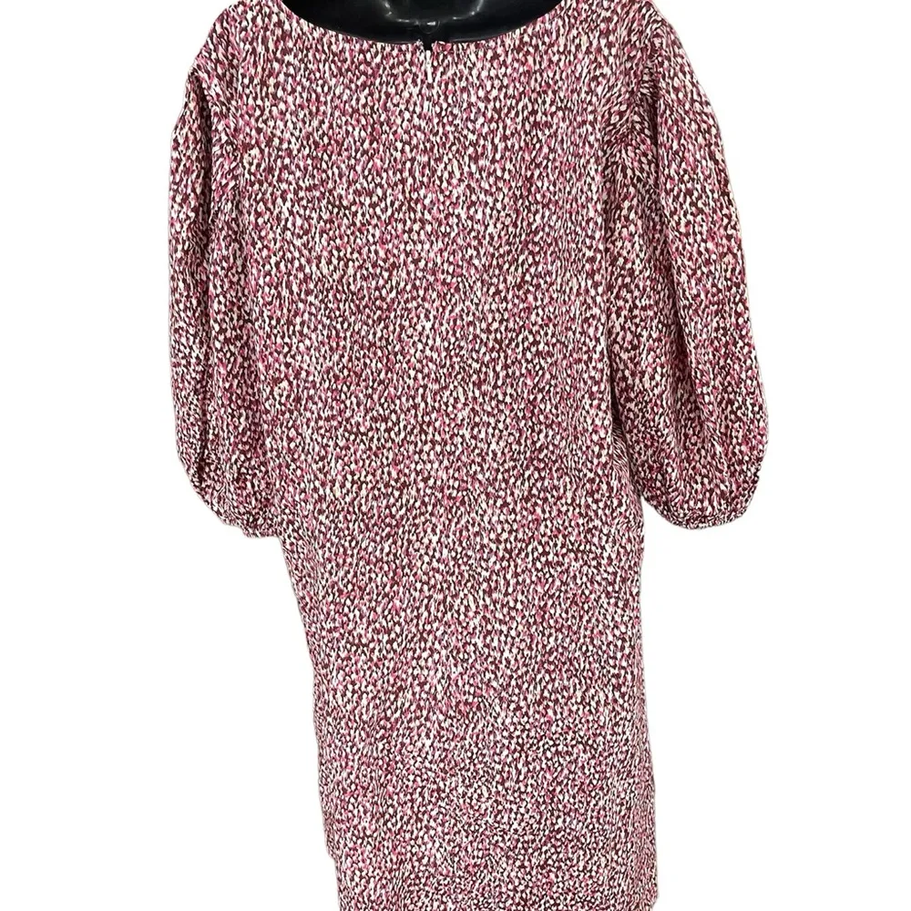 Women's Elbow Puff Sleeve
Ruched Mini Dress - Image 3