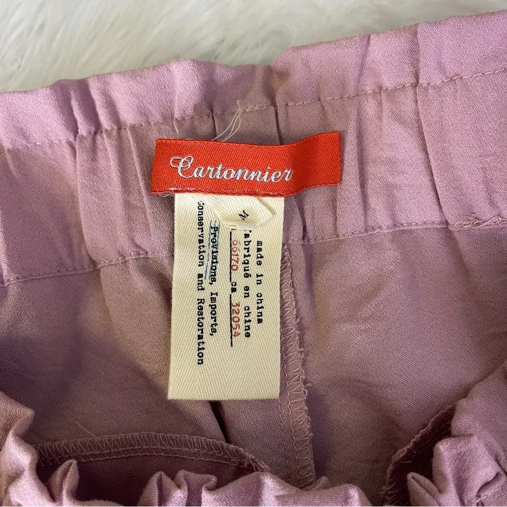 Cartonnier Anthropologie Lorena Paperbag-Waisted Pants Size Medium - Image 3