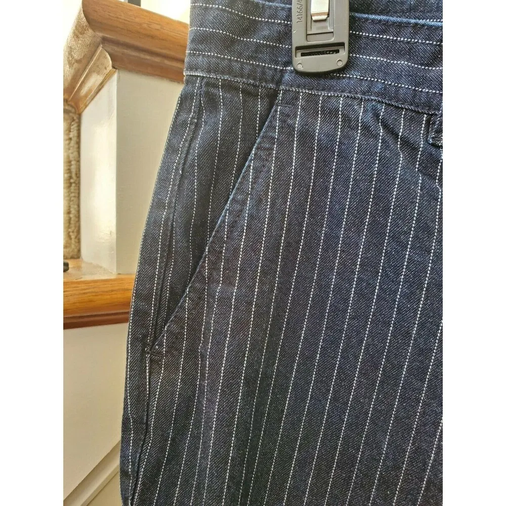 Chaps Women's Blue Lined Denim Cotton Mid Rise Straight Leg Casual Jeans Pant 10 - Image 3