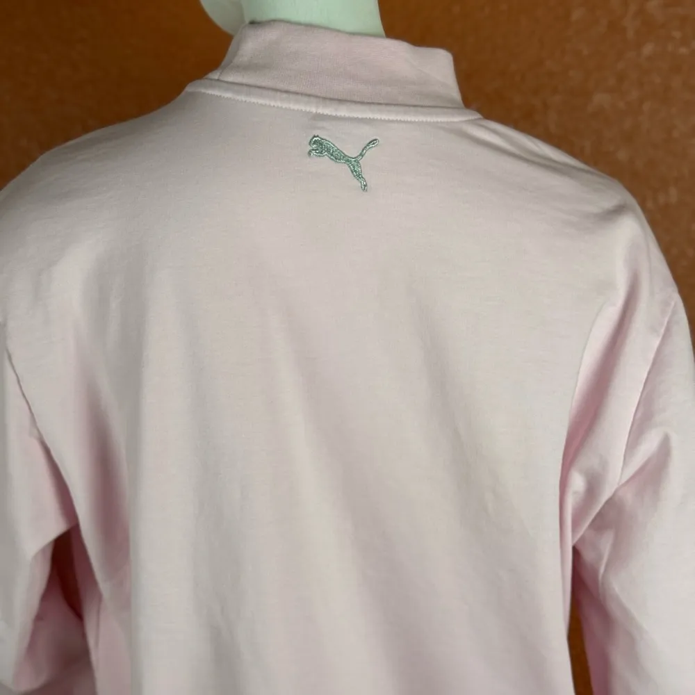 Puma Light Pink Long Sleeve Dress Size Medium - Image 4