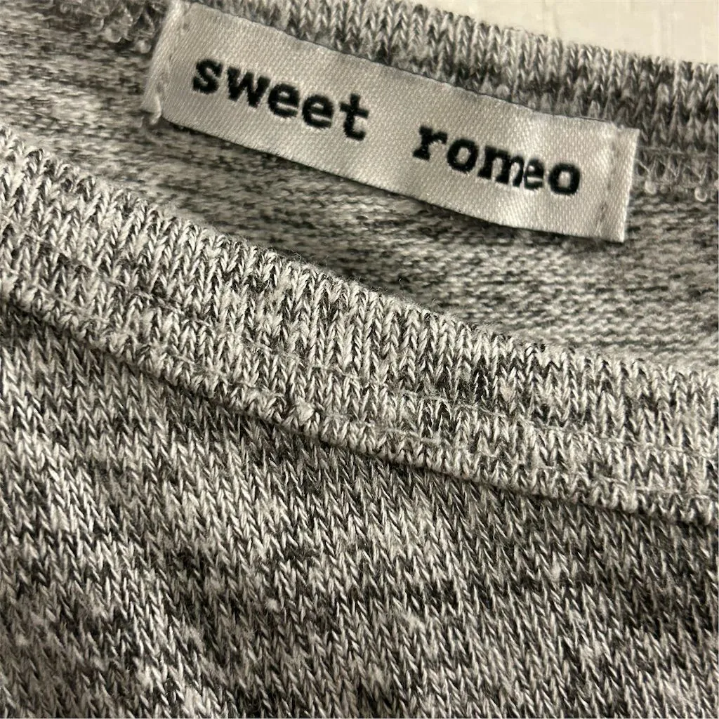 Sweet Romeo Women's Gray Jumpsuit Size S Casual Short Sleeve - Image 8