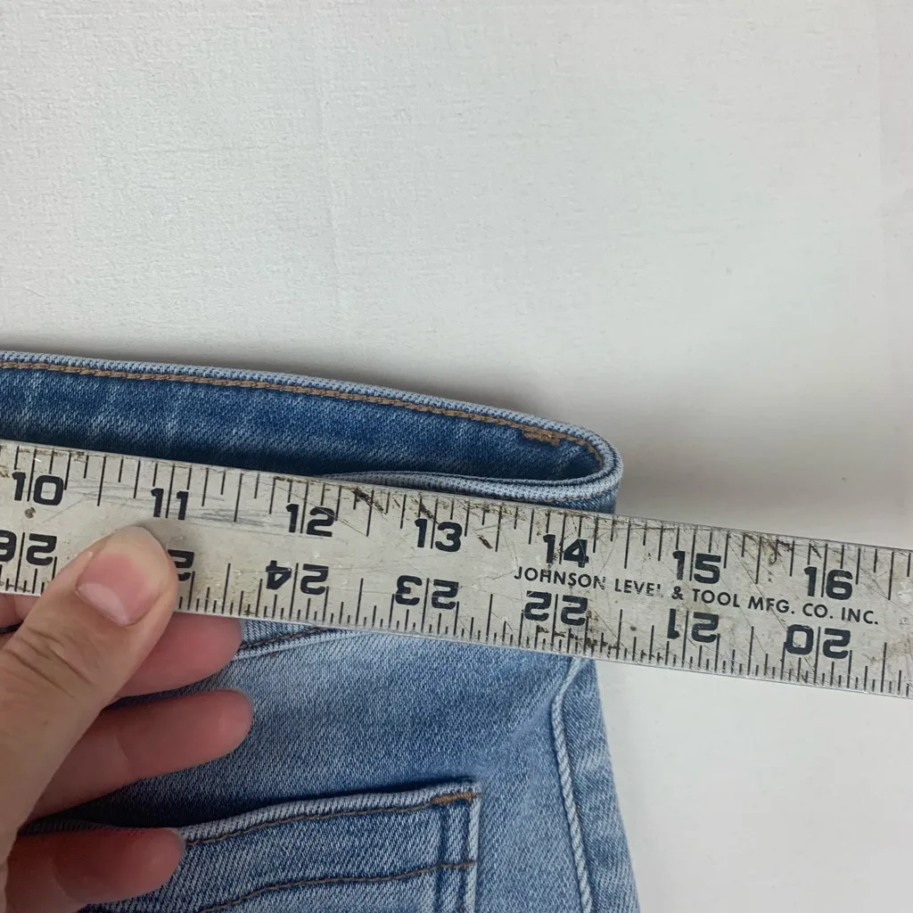 Hidden size 30 flat pocket crop flare jeans light wash denim casual Los Angeles - Image 7