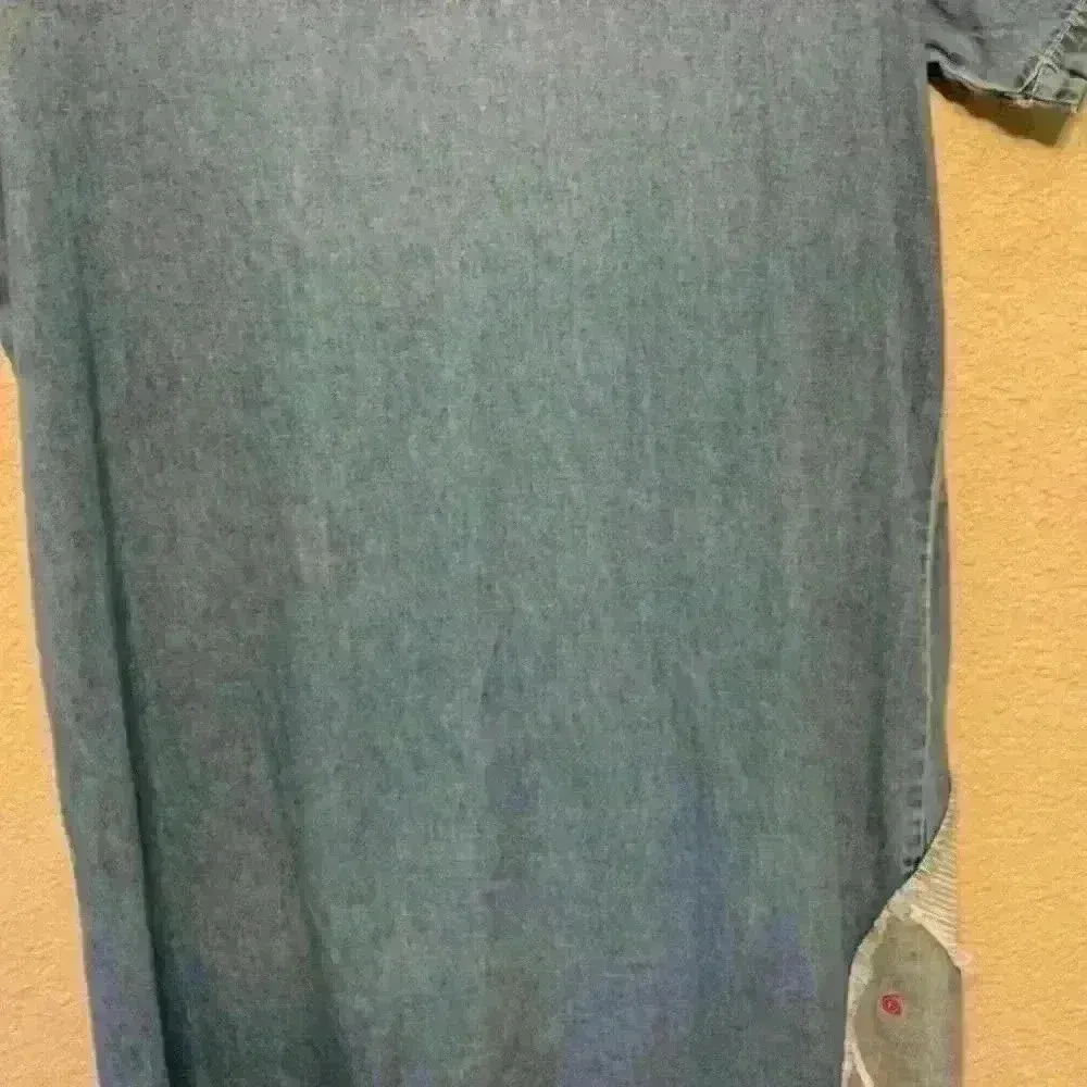 Bleu Bayou denim maxi dress sz L 90s vintage sailboat nautical grandma dressup Blue Size L - Image 8