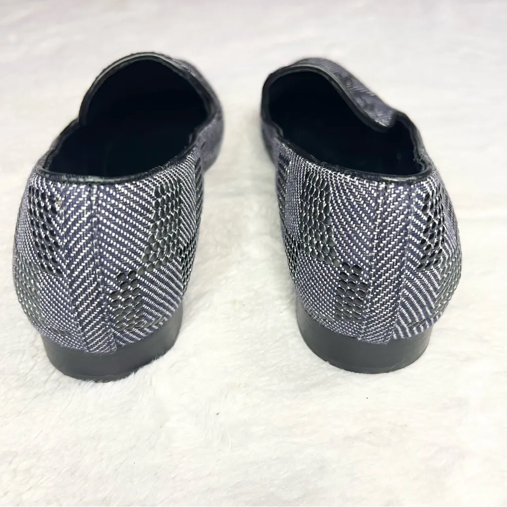 Donald J. Pliner LYLE Blue Embellished Luxury Loafers Size 10 Narrow Width Black - Image 8