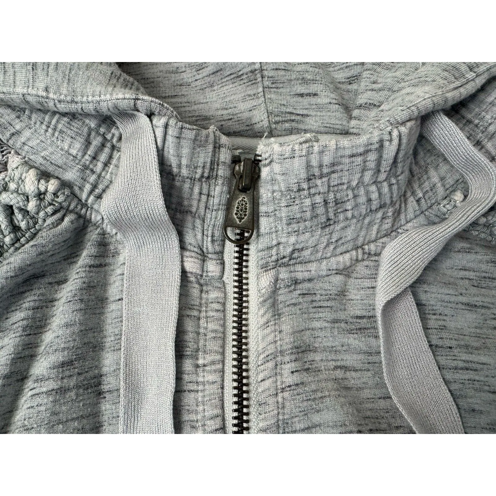 FREE PEOPLE MOVEMENT Mountain High Cable Knit Crochet Joggers Hoodie Set Sz XS/S - Image 14