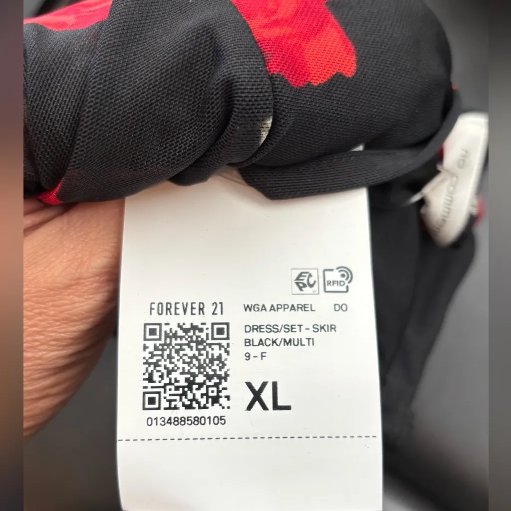 NWT Forever 21 Bring Me Roses sheer strapless halter top swim wear club blouse - Image 12