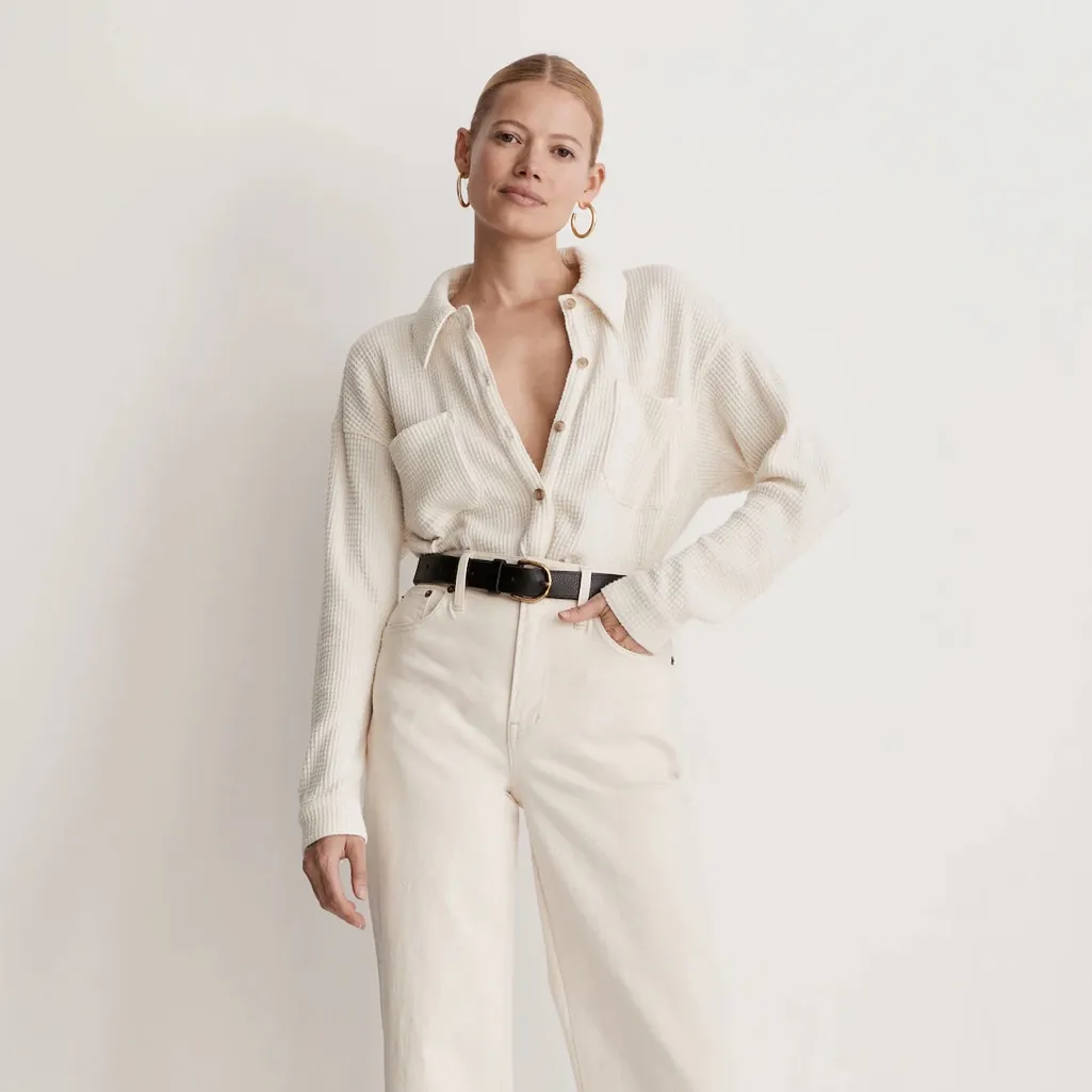 MADEWELL Textured Waffle‎ Shirt - Image 2