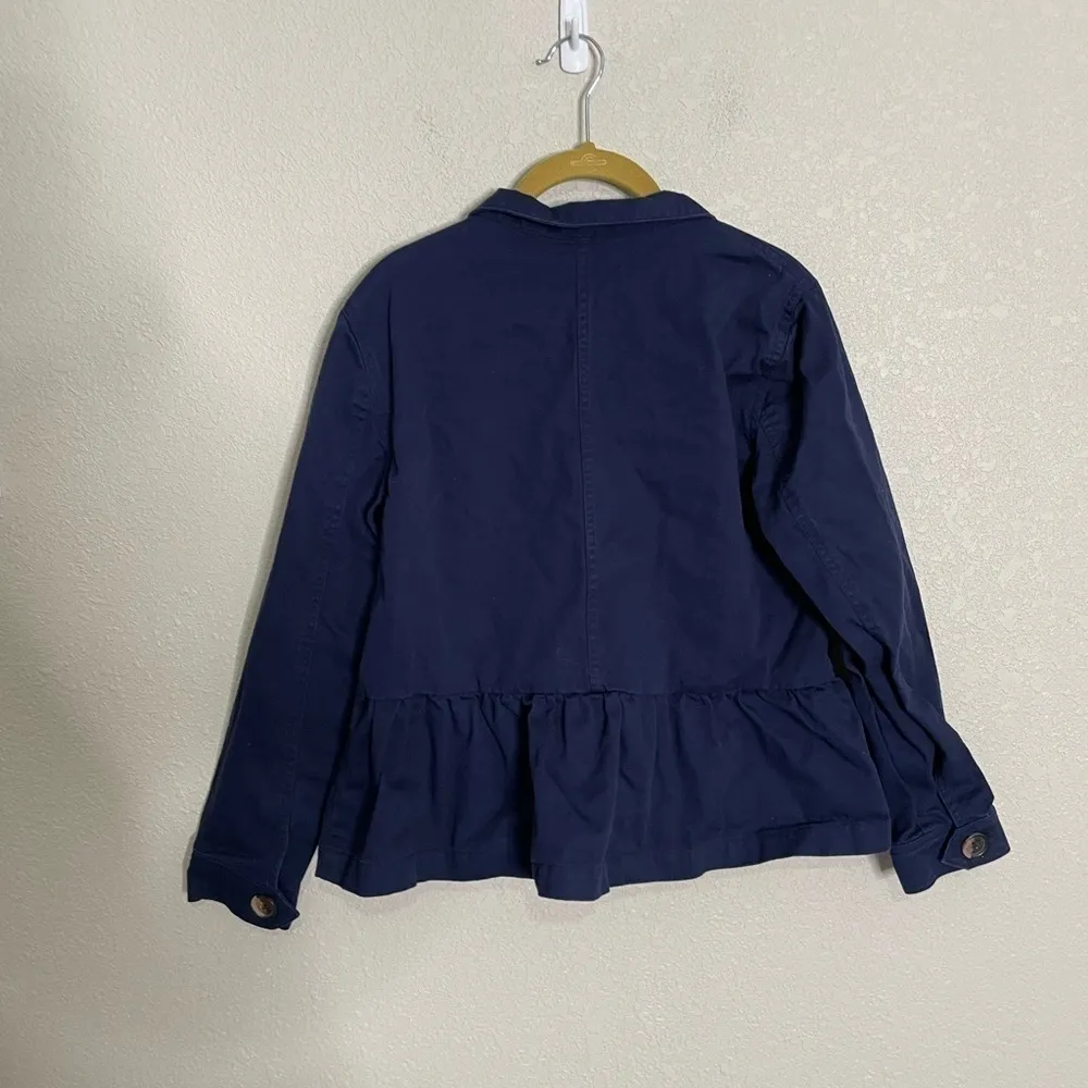 Agnes & Dora Utility Blue Jacket Small - Image 3