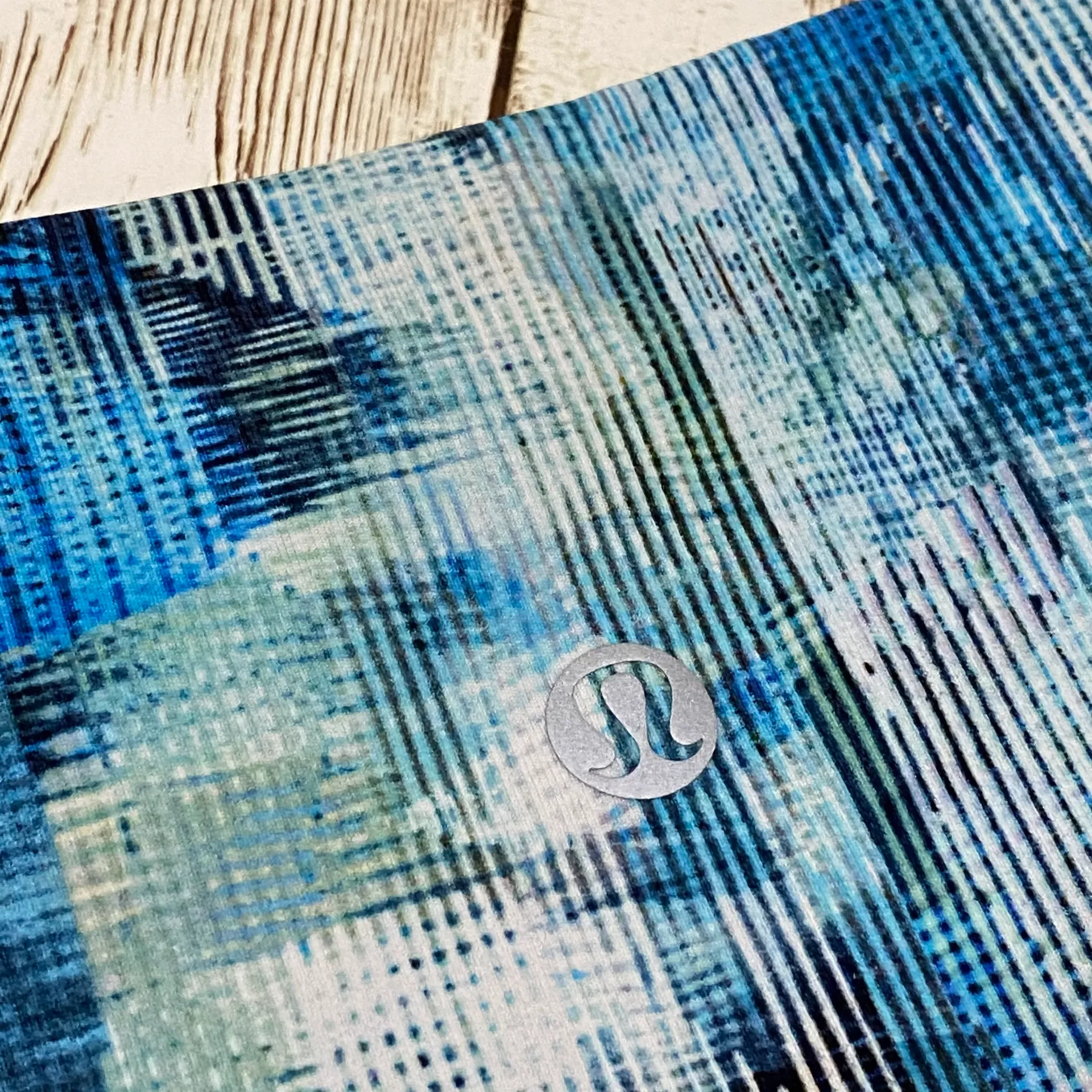 Sun Dazed Multi Blue Wunder Under High Rise Crop Pant 6 - Image 8