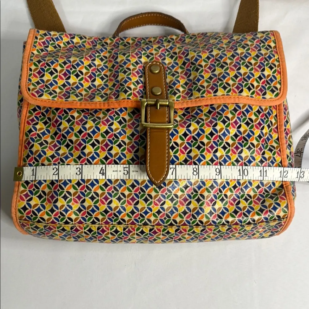 Fossil Orange and Brown Backpack with Timeless Appeal - Image 5