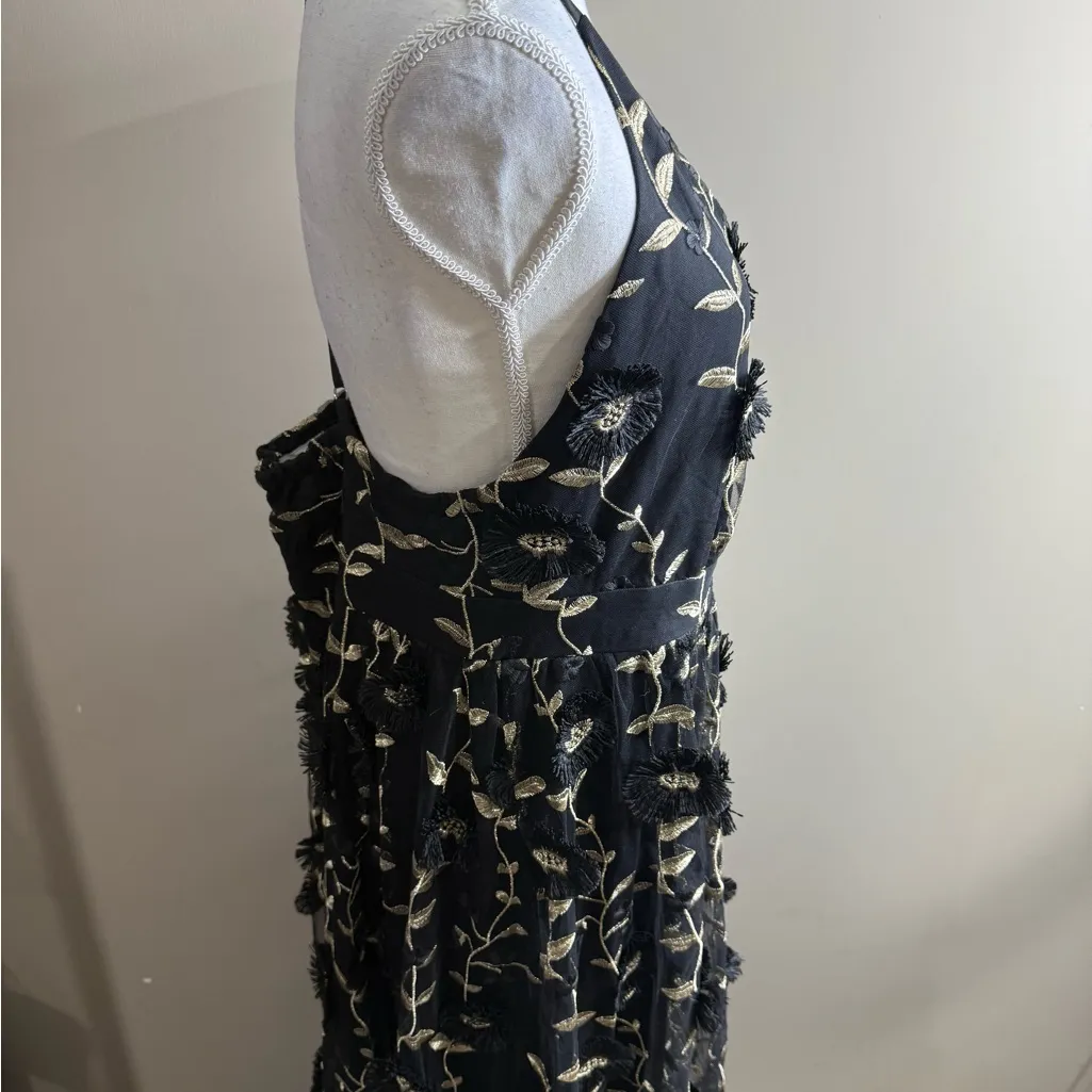 NWT Arula Elegant Black and gold Embroidered Dress size B 2xl Party - Image 8