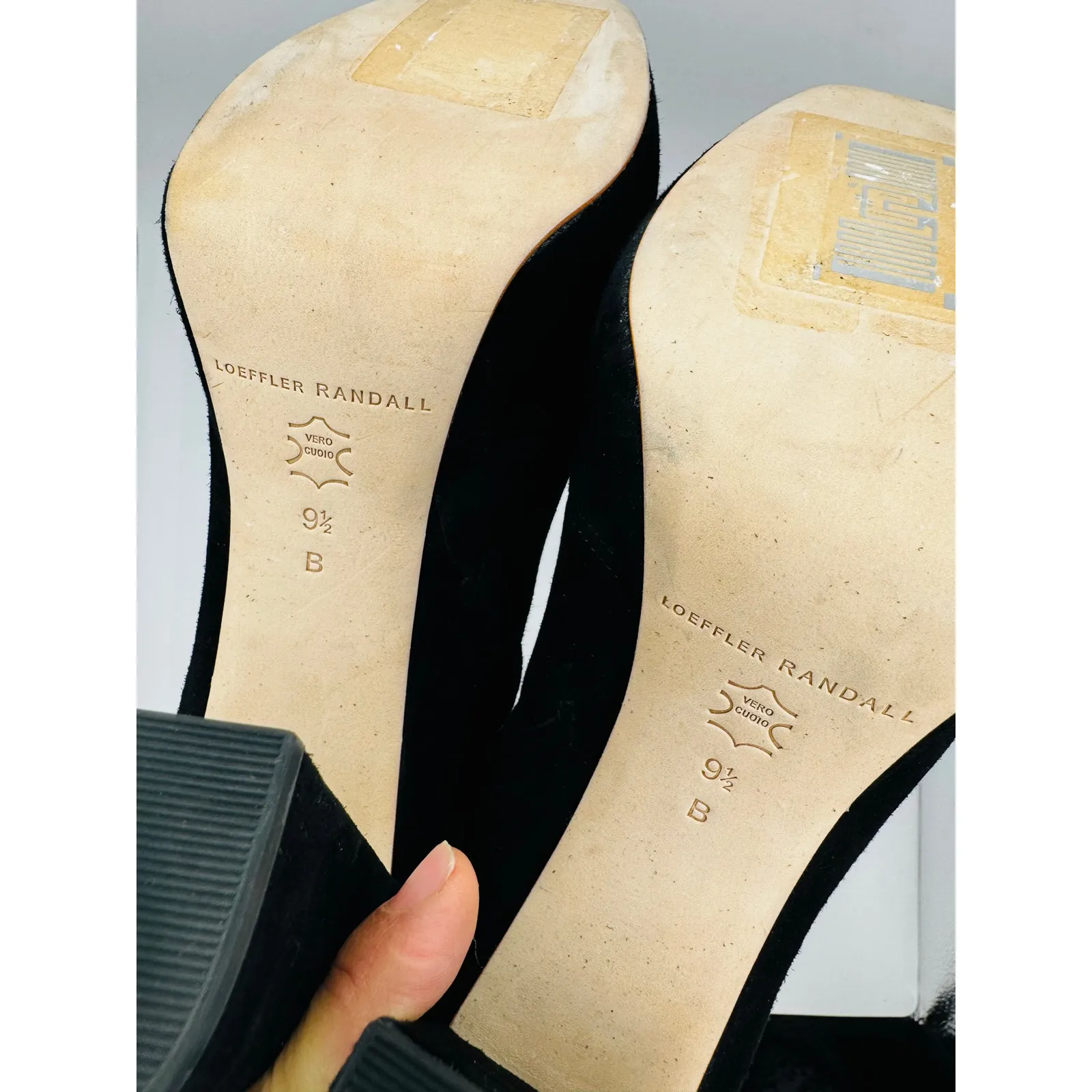 Loeffler Randall Black Velvet Camden Platform Bootie Size 9.5 Dressy Ankle Boots - Image 5