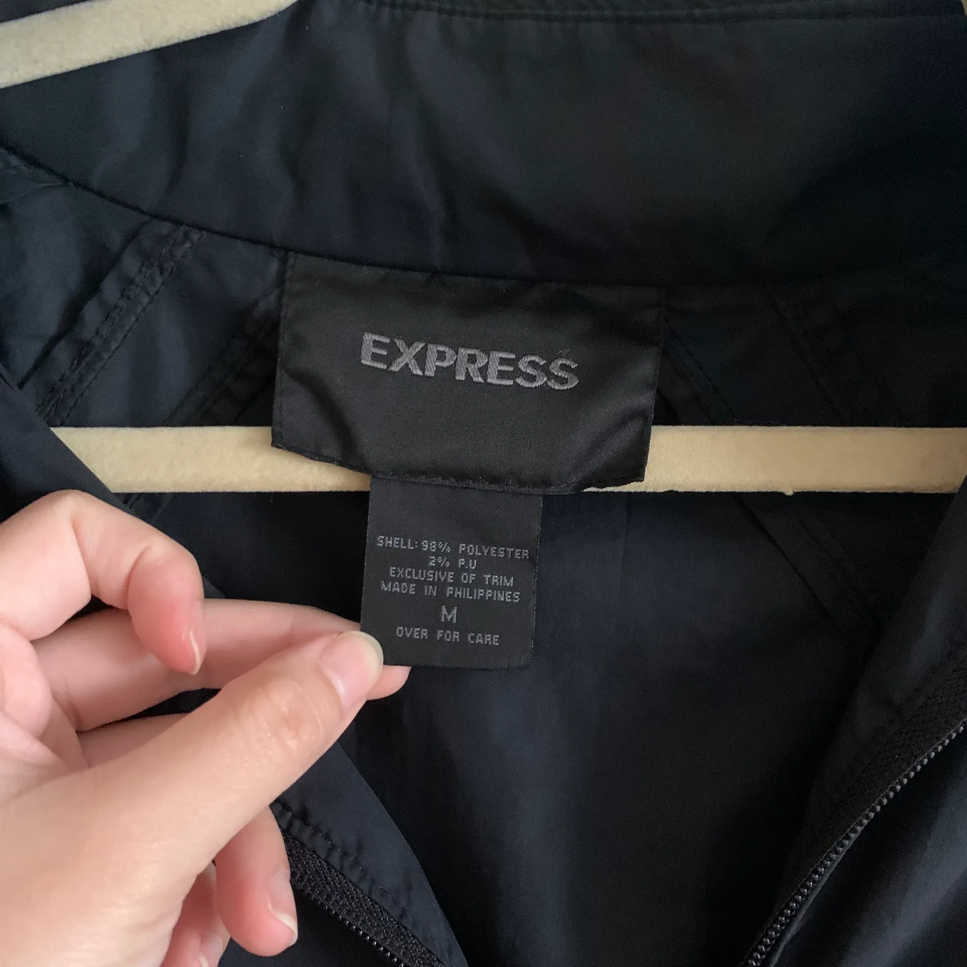 EXPRESS Black Wind Breaker - Image 4