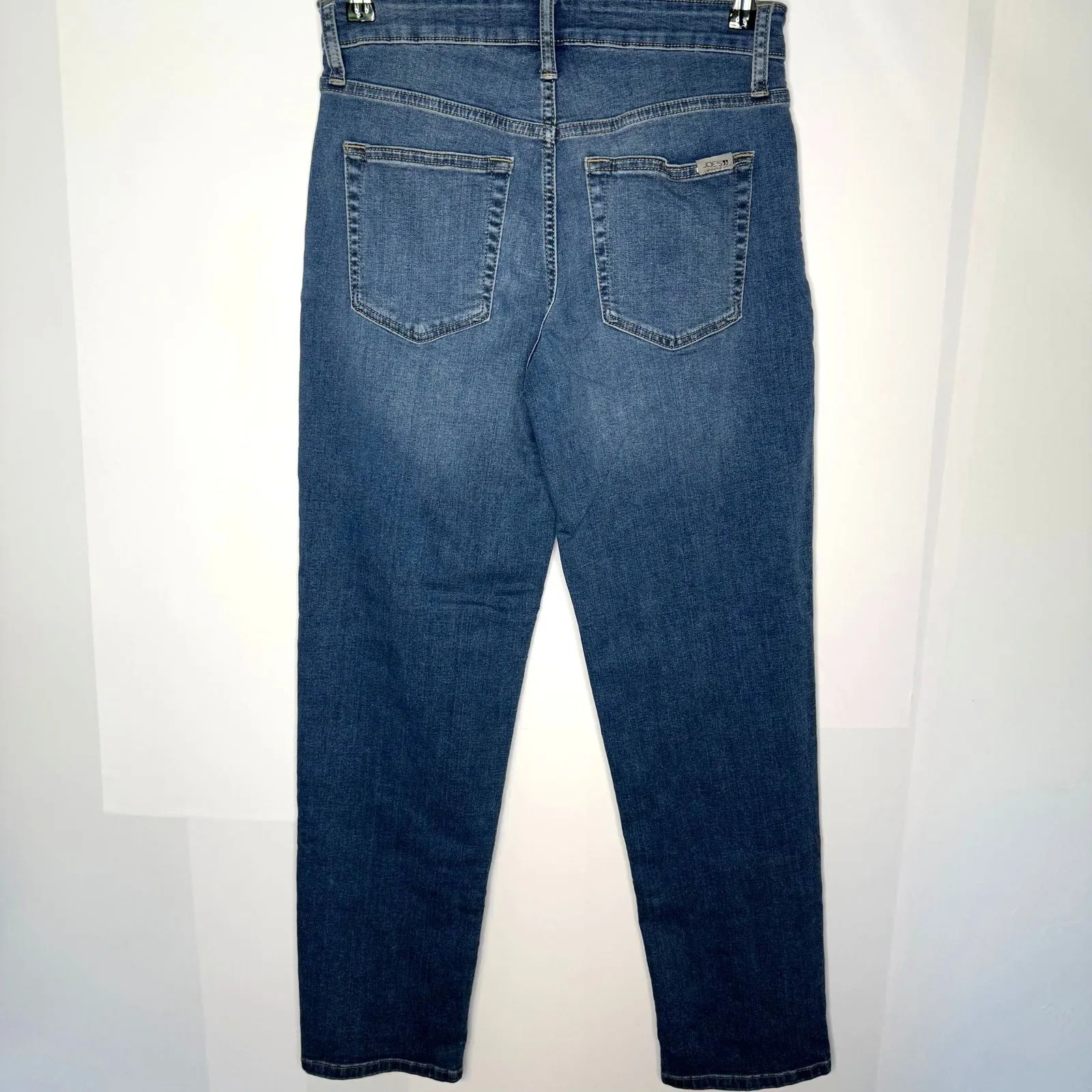 Joe's‎ Jeans High Rise Straight Leg Stretchy Med Blue Wash Jeans Size 26 - Image 4