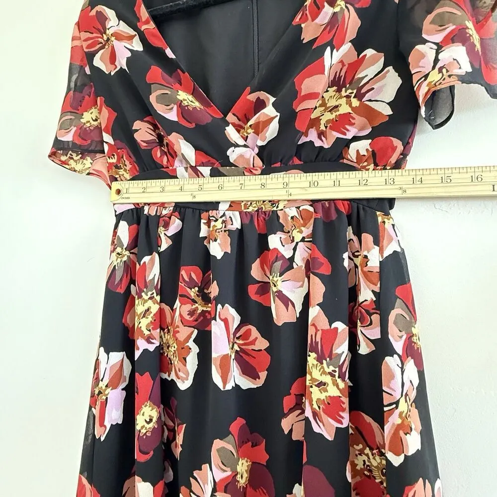 Madewell Orchard Dress Prairie Women Floral 70s Style Flutter Sleeve romantic 0 - Image 7