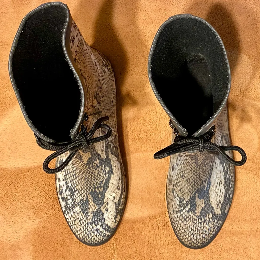 Colors of California Camo Rain Boots/Wellies Tan Size 9 - Image 9