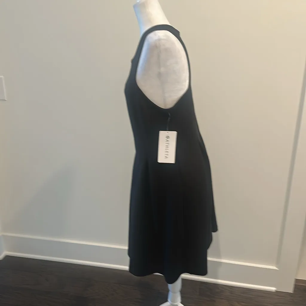 NWT Athleta Petite Black En Route Scuba Dress Sz MP - Image 10