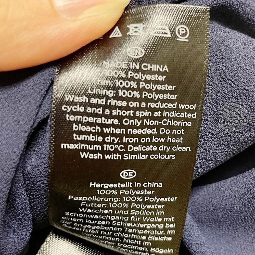 Hobbs London Blue Floral Midi Dress - Image 10