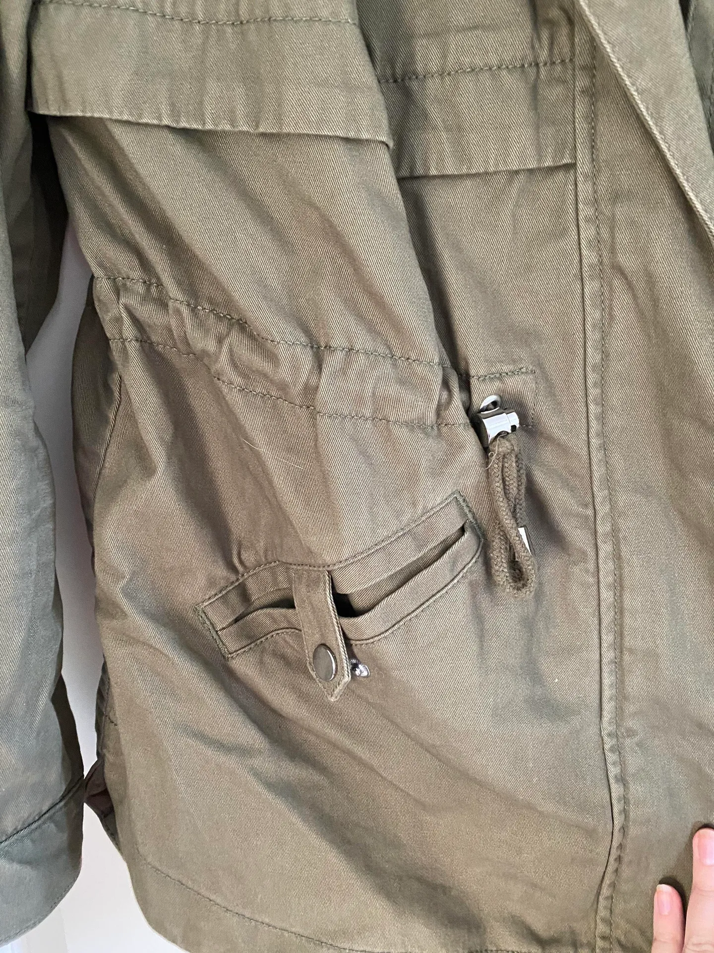 H&M Green Utility Jacket - Image 3