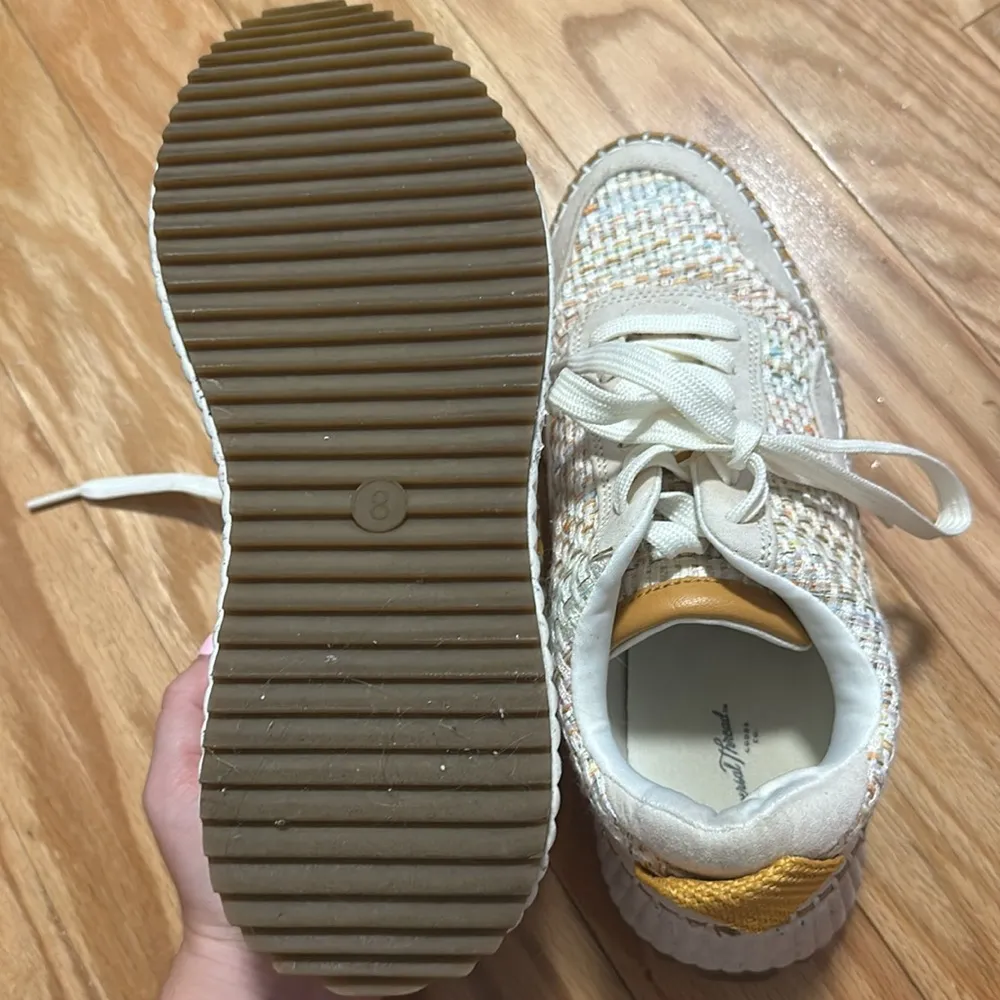 Colorful tweed sneaker Tan Size 8 - Image 5