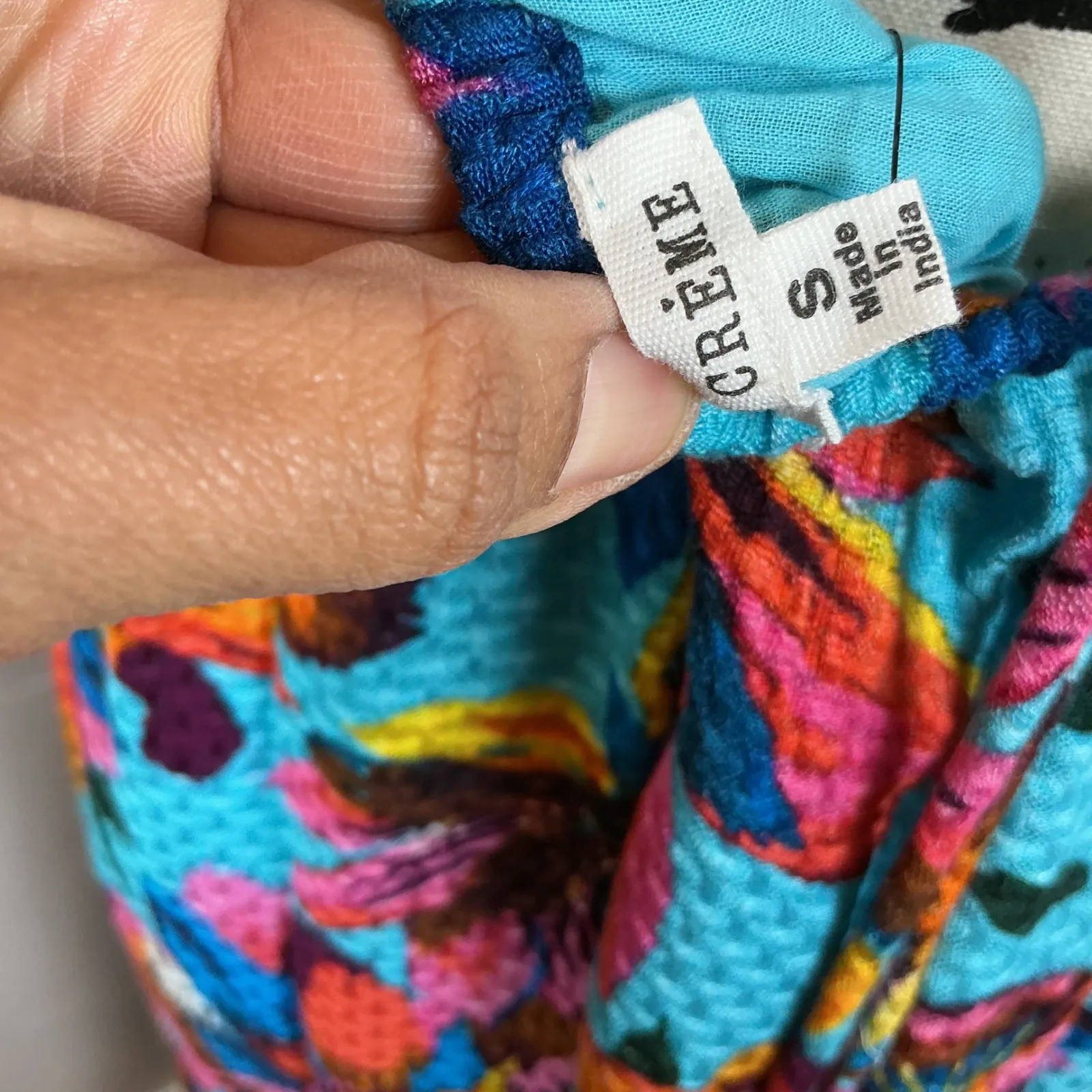 En Creme Women's Maxi Dress Halter‎ Neck Tropical Floral Tie Back Bohemian Blue - Image 11