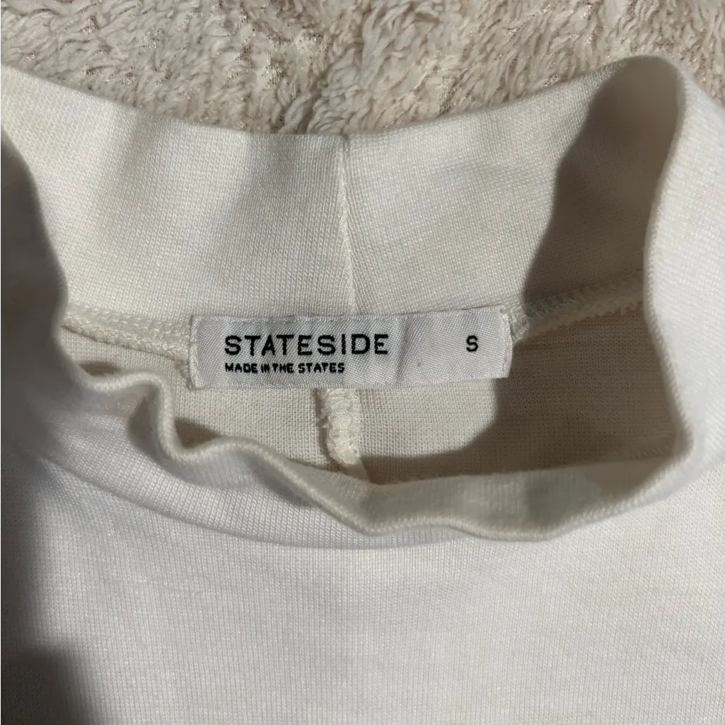Stateside small white mock neck longsleeve - Image 3