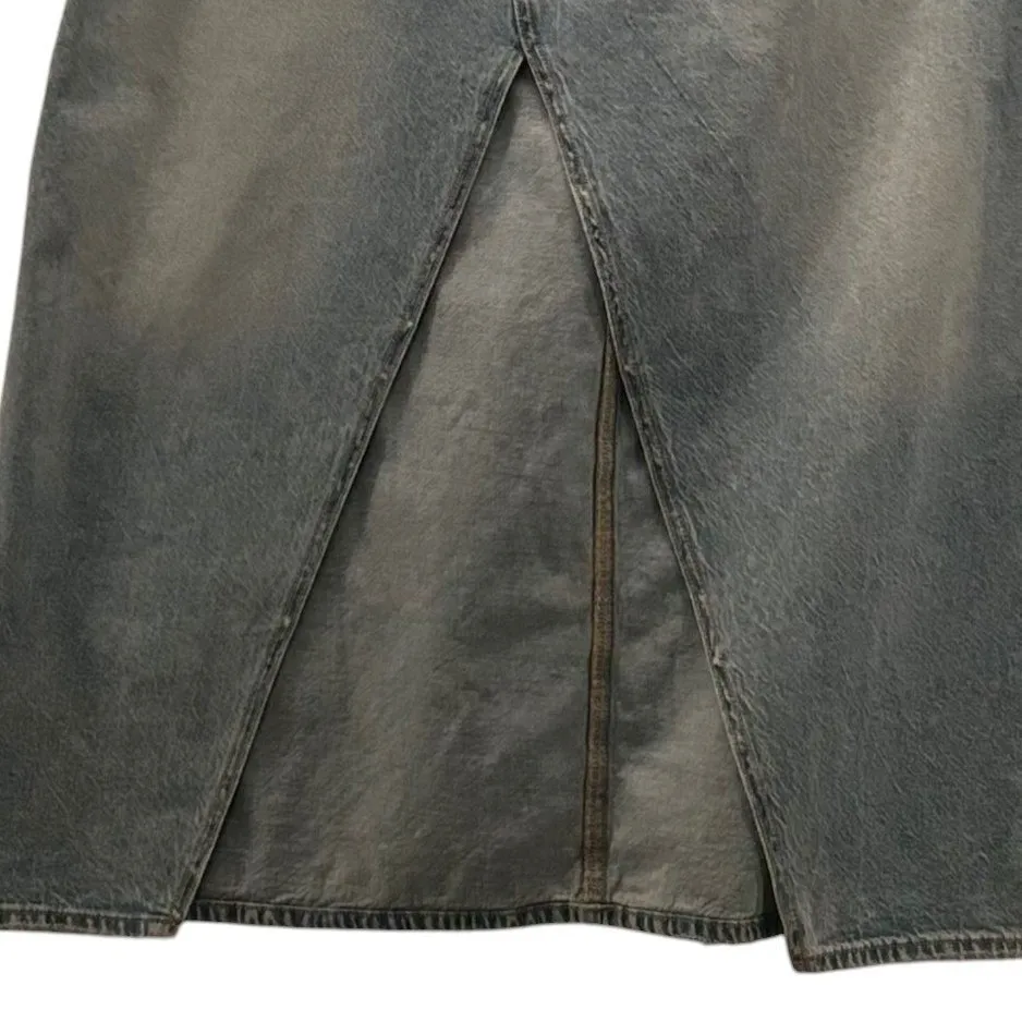 American Eagle Maxi Jean Skirt Blue 20 - Image 5