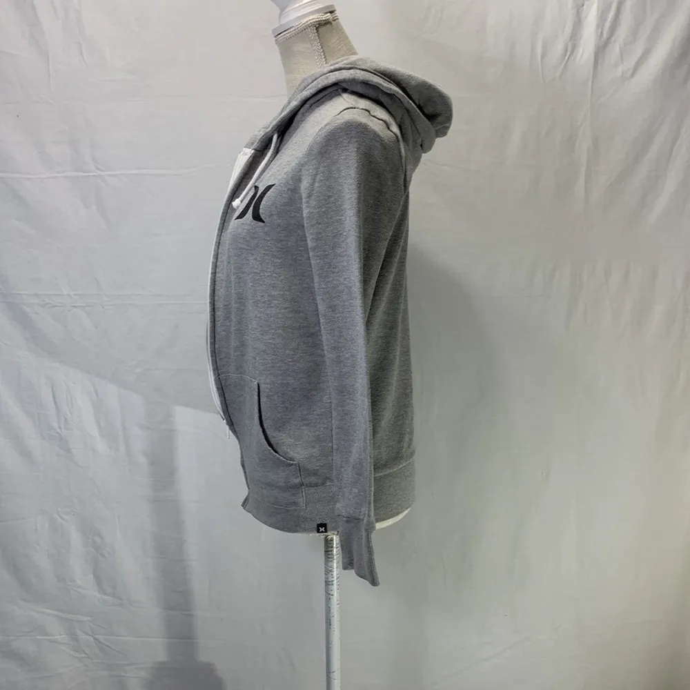 Full Zip Gray Hoodie Size Medium - Image 4