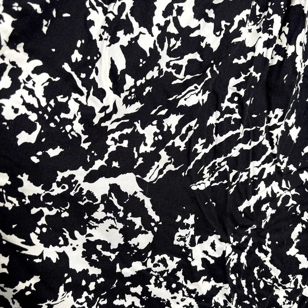 Rafaella Black and White Patterned Maxi Skirt - Image 4