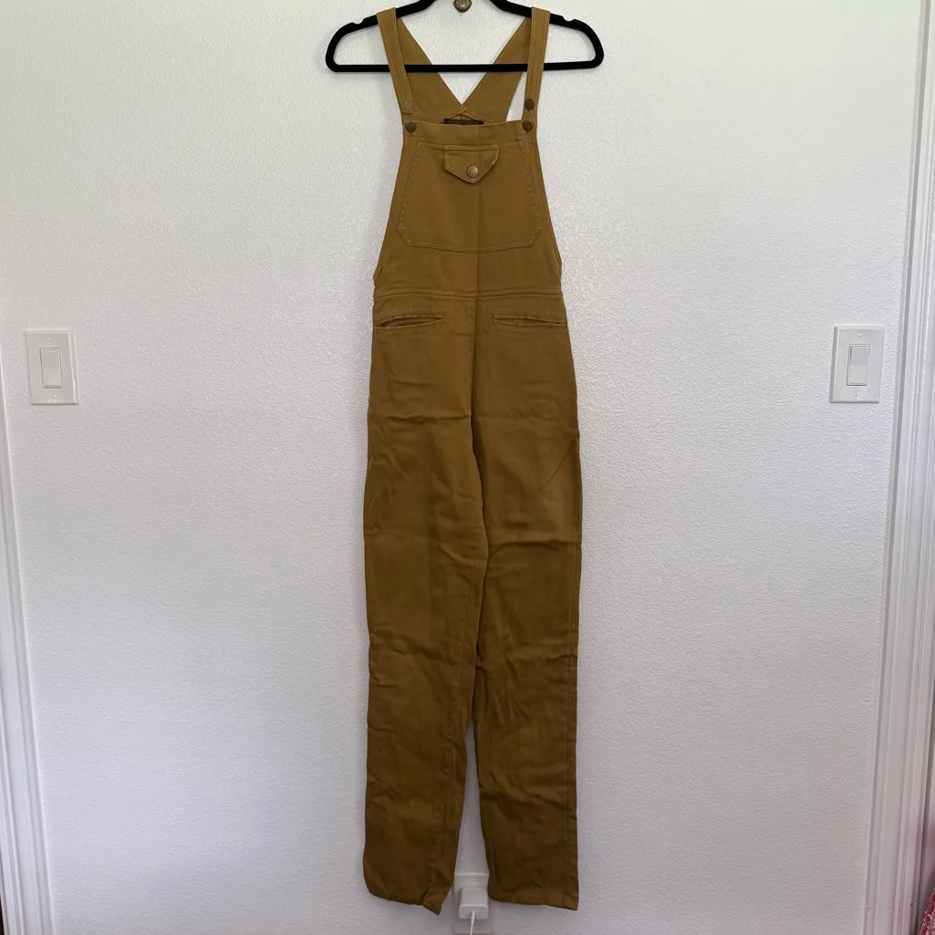 Reformation Fella Cotton Canvas Overalls 4 - Image 2