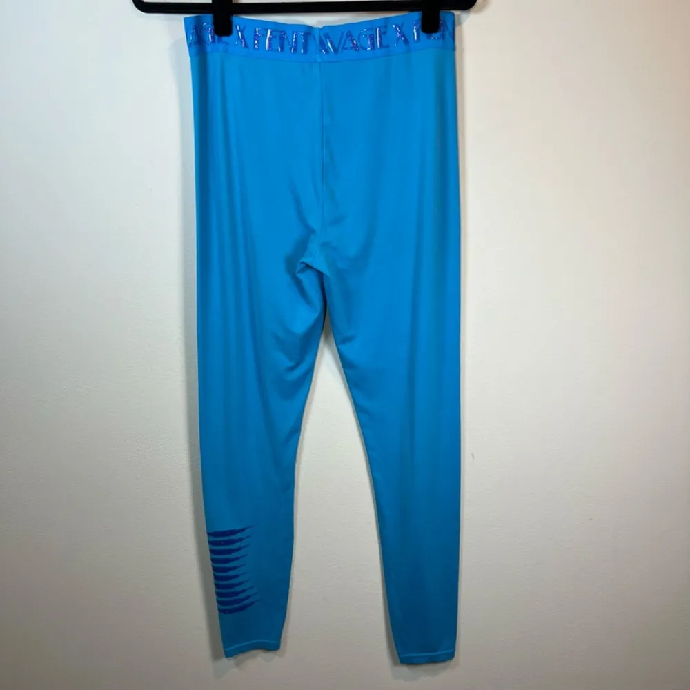 Savage x Fenty Forever Savage Leggings Pants Malibu Blue Full Ankle Womens Large - Image 9