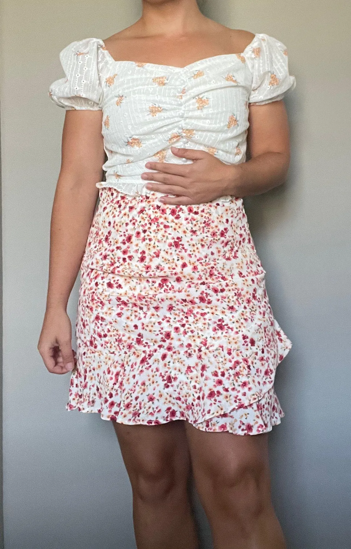 Floral Mini Skirt - Image 2