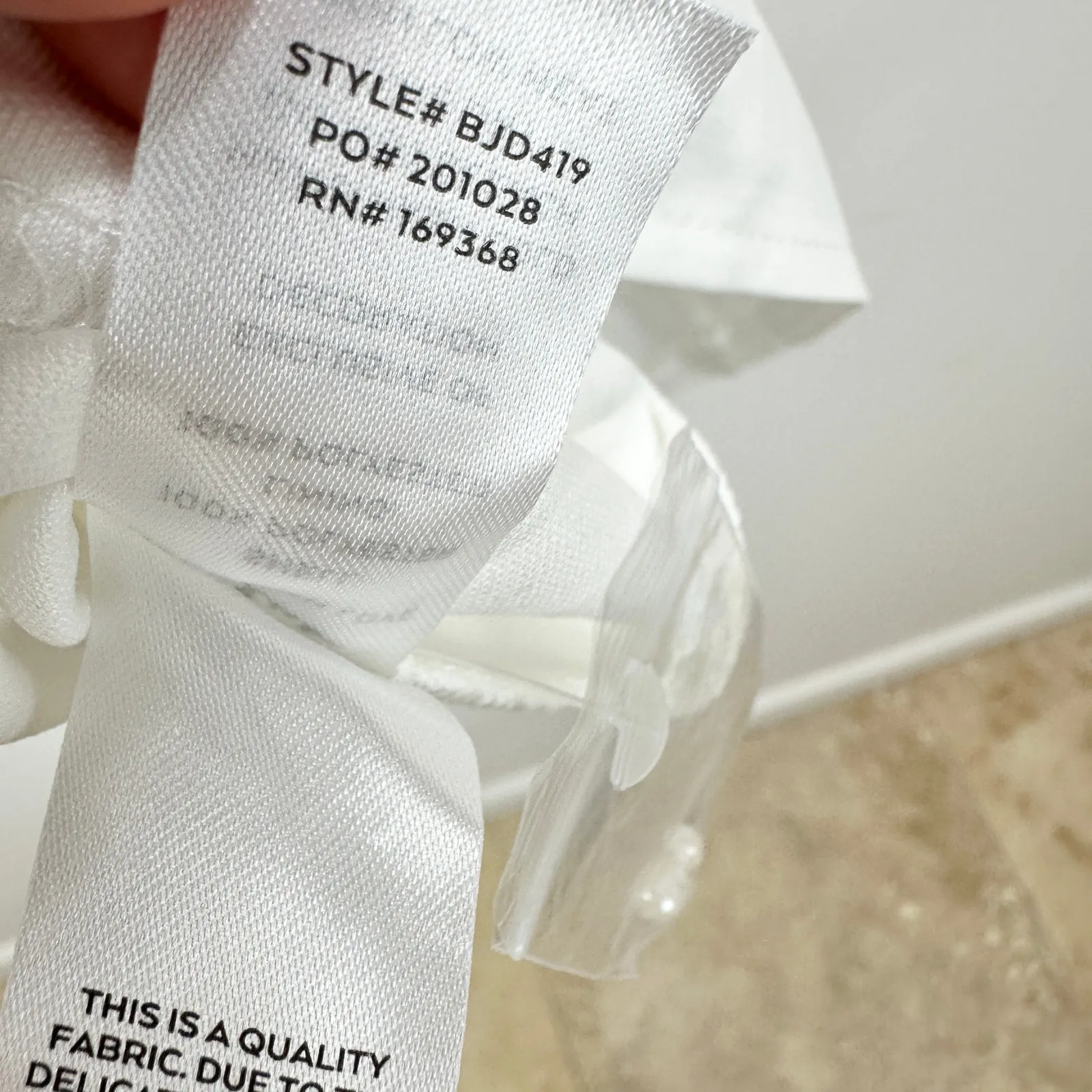 Lulus Adorable Poise White Pearl Puff Sleeve Mini Dress Satin Party Small NWT - Image 8